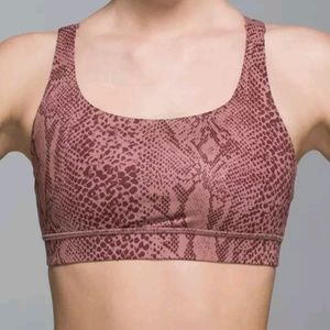 Lululemon Energy Bra Desert Snake Size 2